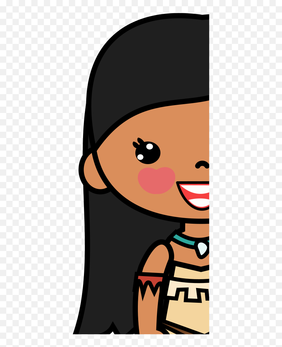 Kawaii Pocahontas - Pocahontas Kawaii Transparent Pocahontas Kawaii Emoji,Emoticones Kawaii