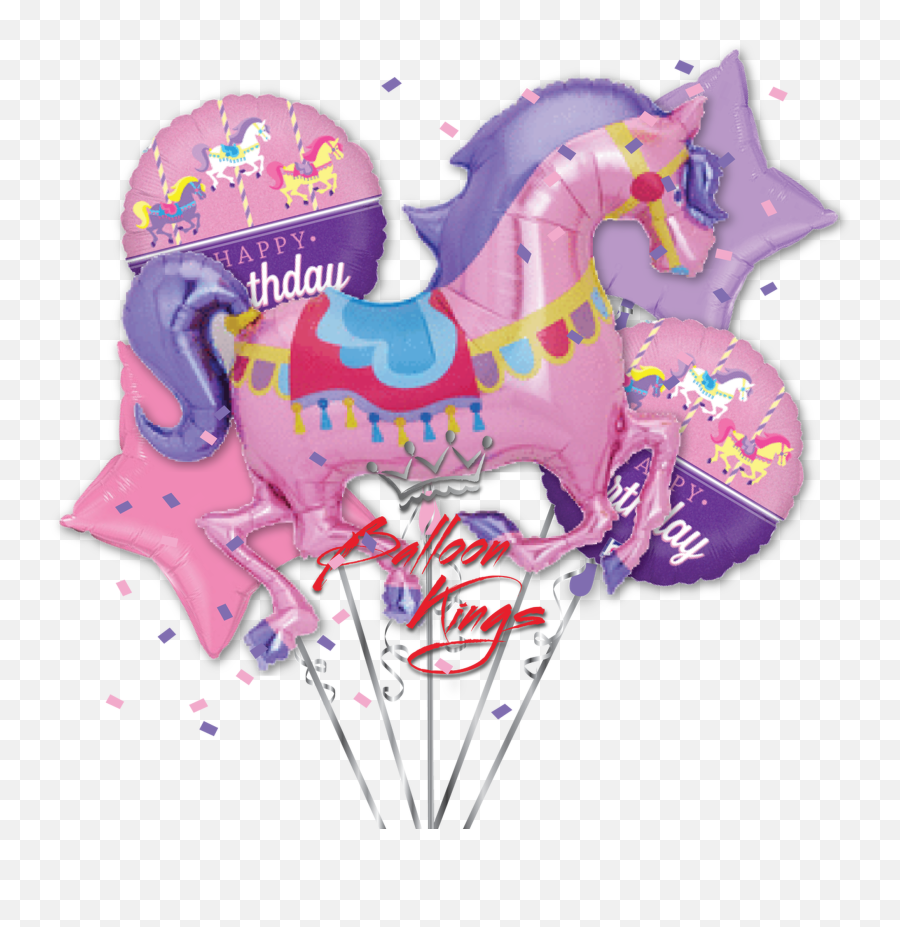 Carousel Horse Bouquet - Unicorn Emoji,Carousel Emoji