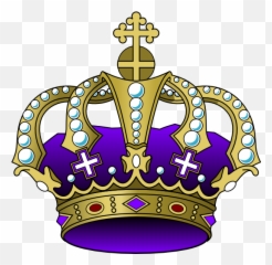 Purple Gold Crown Png u0026 Free Crownpng - Cartoon Emoji
