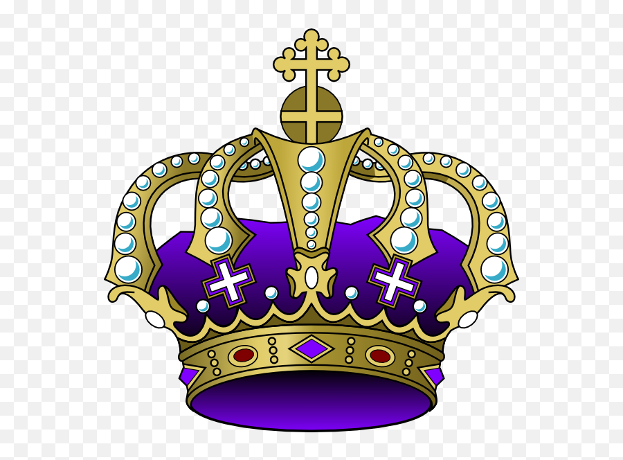 Purple Gold Crown Png U0026 Free Purple Gold Crownpng - Purple Crown Cartoon Emoji,Crown Royal Emoji
