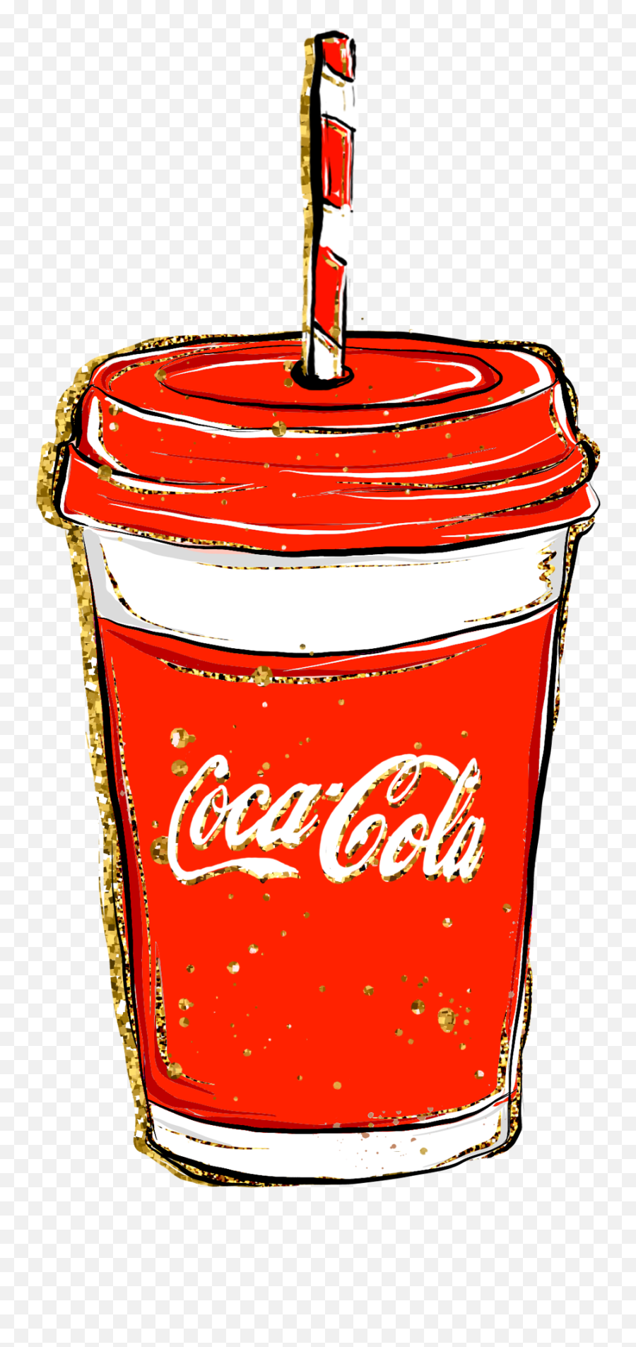 Starbuckscup Cocacola Fizzy Sticker - Coca Cola Emoji,Soft Drink Emoji