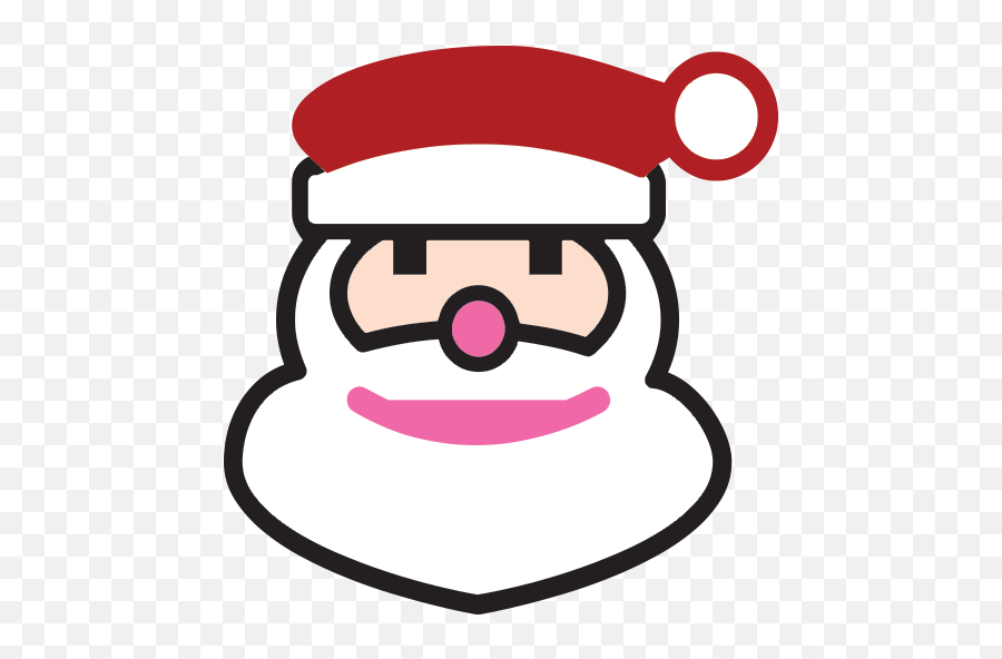 Father Christmas Emoji For Facebook Email Sms - Christmas Emojis Stickers Png,Christmas Emojis