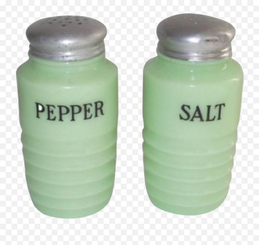 Salt And Pepper Shakers Shaker Green Freetoedit - Water Bottle Emoji,Salt Shaker Emoji