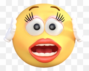 Emoticon Emoji Shock - Shocking Face