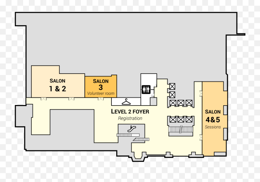 Wikimania 2017 Plan Level 2 En - Floor Plan Emoji,Emoji Level 67