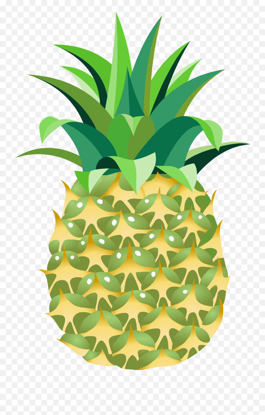 Leaf Clipart Pineapple Leaf Pineapple - Transparent Transparent Background Clip Art Pineapple Cartoon Emoji,Pineapple Pizza Emoji