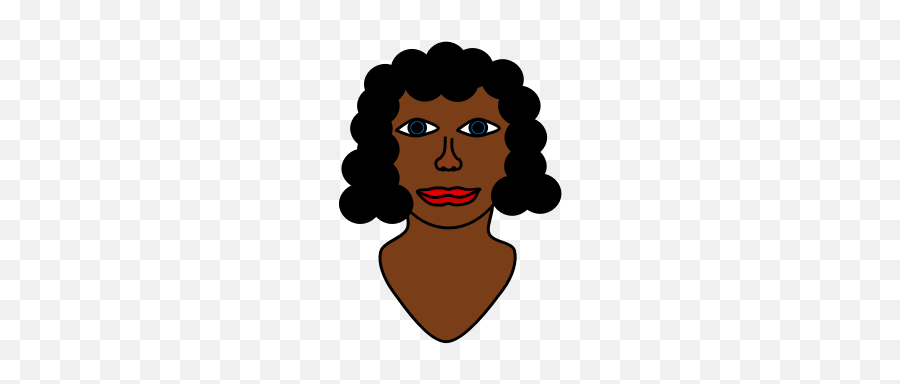 Afro - Illustration Emoji,Girl Lipstick Dress Emoji