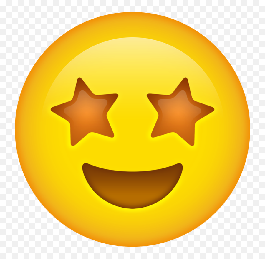 On We Heart It - Smiley Emoji,Star Eyes Emoji Png