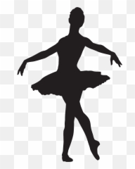 Picture - Girl Dancing Ballet Silhouette Emoji