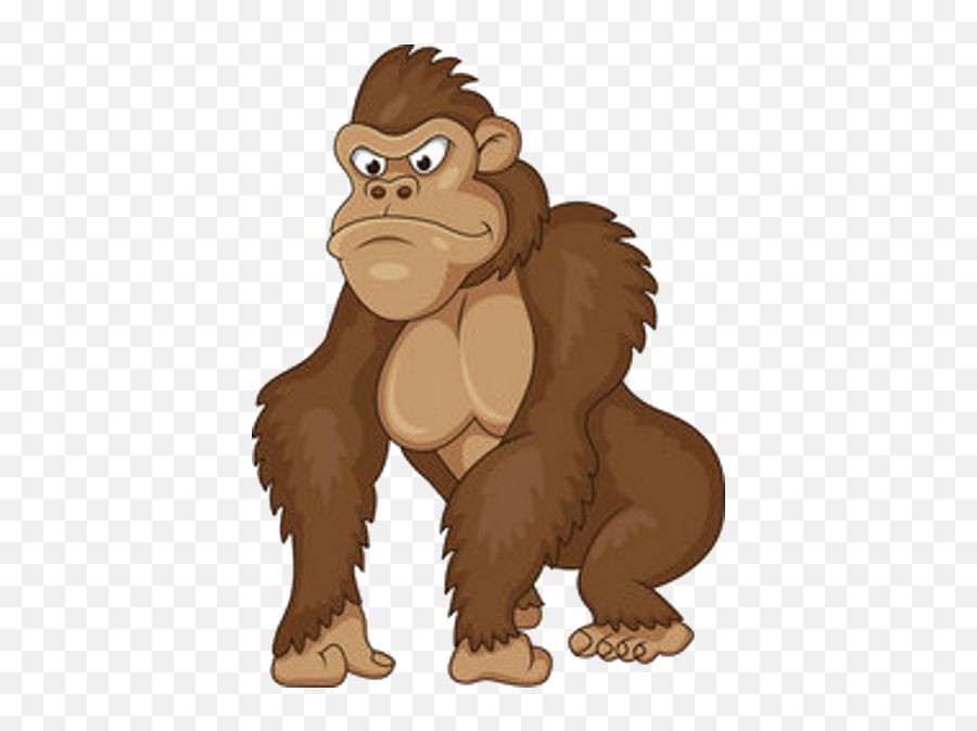 Gorilla Clipart Png - Gorilla Transparent Clipart Emoji,Gorilla Emoji