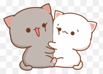Cute Little Hearts Sticker Kawaii - Chibi Cute Cat Drawing Emoji,Narwhal Emoji