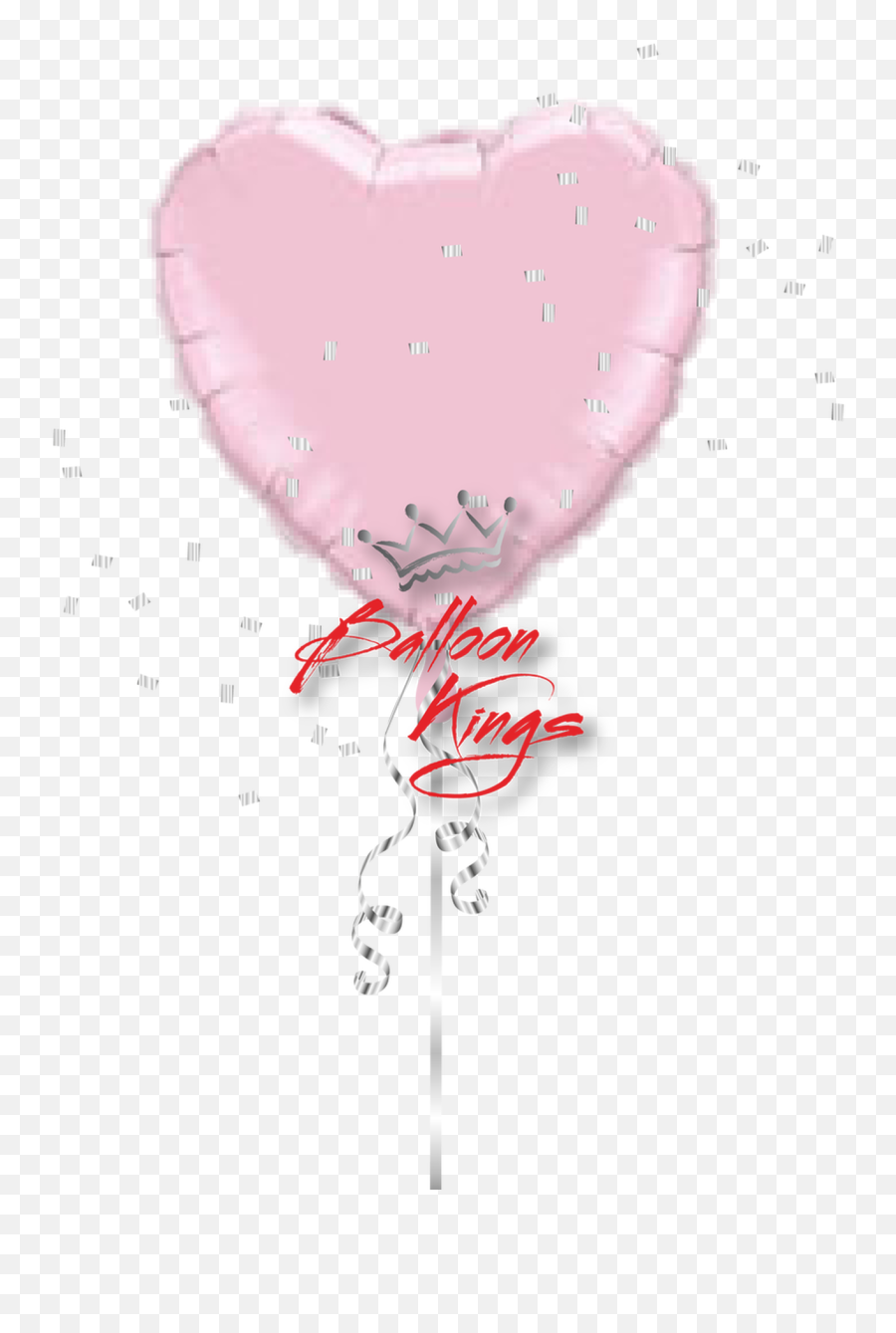 Pearl Pink Heart - Pink Heart Balloon Transparent Emoji,Pink Hearts Emoji