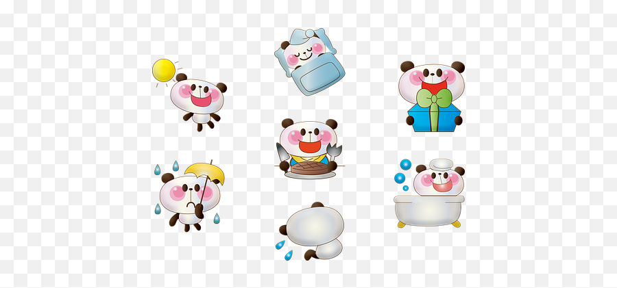 10 Free Kawaii Panda U0026 Panda Illustrations - Pixabay Kawaii Emoji,Bathtub Emoji