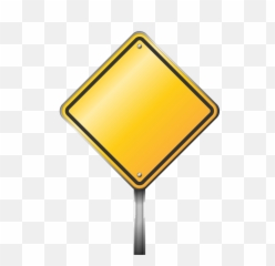 Traffic Sign Warning Icon - Transparent Background Road Signs Png Emoji
