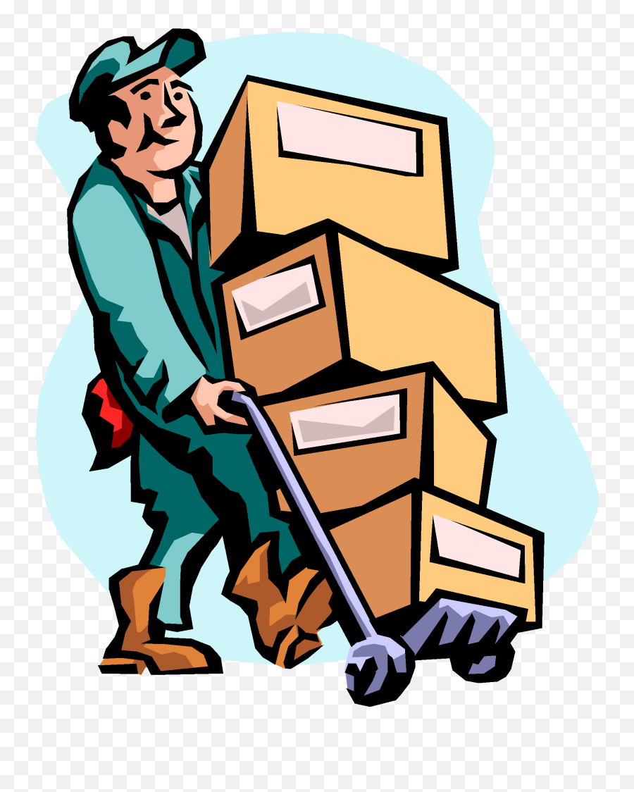 Library Of House Movers Clip Art Freeuse Png Files - Hand Trucks Material Handling Safety Emoji,Fsu Emoji