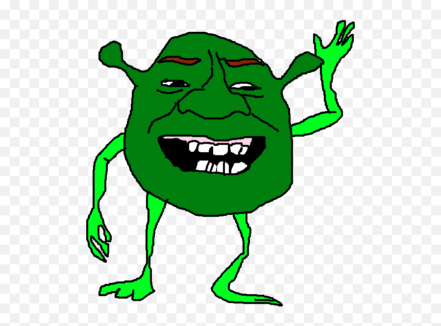 Shrek Meme Clipart - Shrek Meme Emoji,Dank Meme Emoji