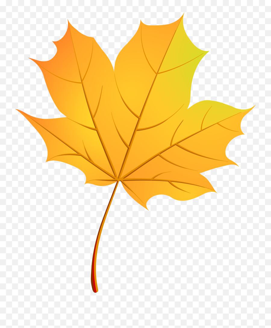 Fall Clipart Leaf Pattern Fall Leaf - Gold Fall Leaf Png Emoji,Autumn Leaves Emoji