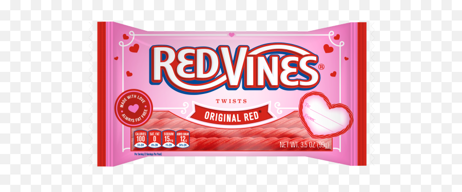 New Valentines Day Candy Sweets And Treats - Red Vines Original Red Twists Emoji,Emoji Candies