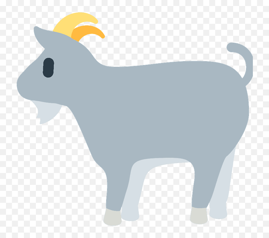 Goat Emoji Clipart - Animated Goat Emoji,Ram Emoji