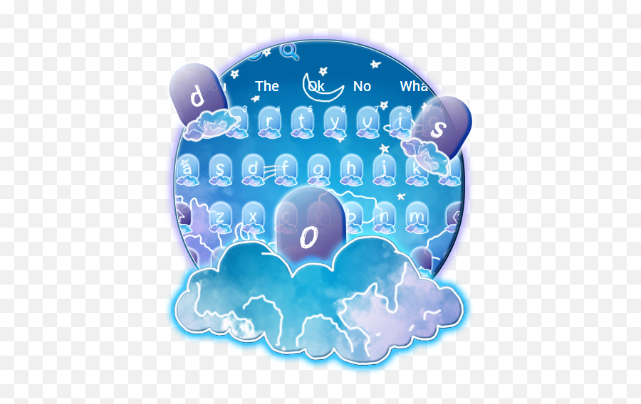 Doodle Sky Keyboard Theme - Art Emoji,Emoji Art Keyboard