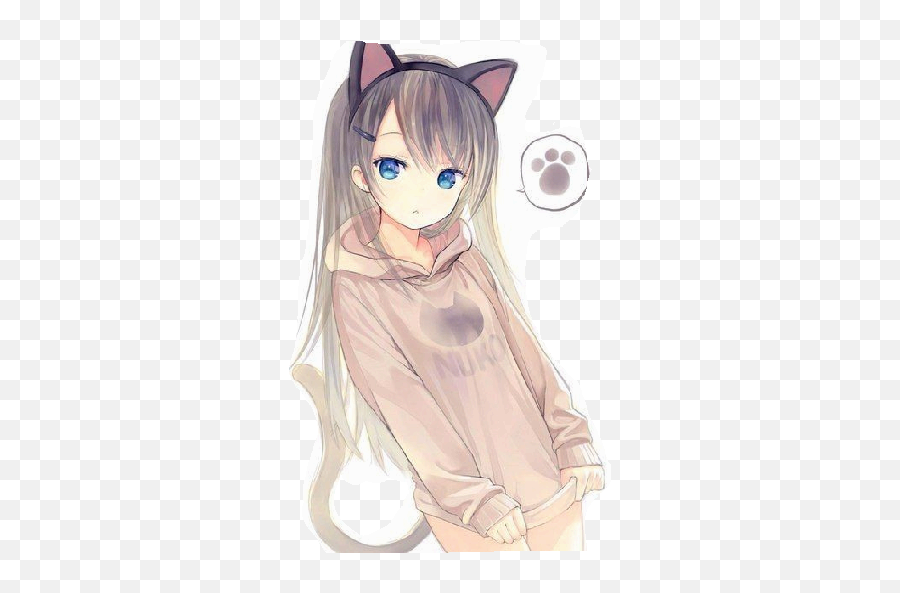 Kawaii Neko Emotions Emoji,Neko Emoji