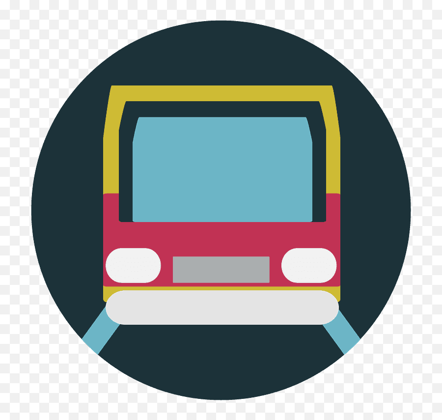 Metro Emoji Clipart - Commercial Vehicle,Subway Emoji