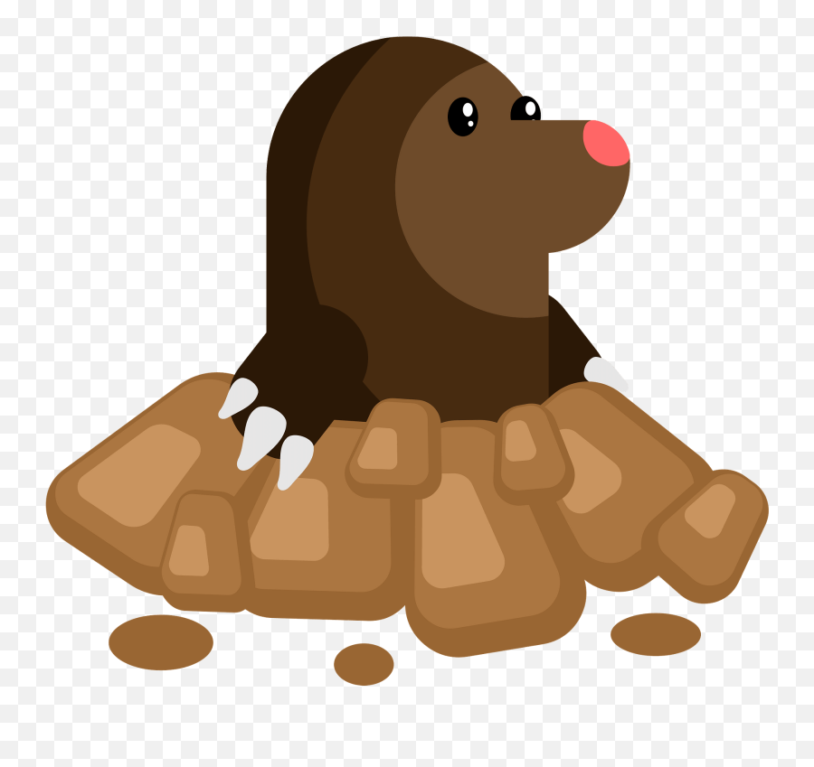 Mole In Hole Clipart - Mole Clipart Png Emoji,Mole Emoji