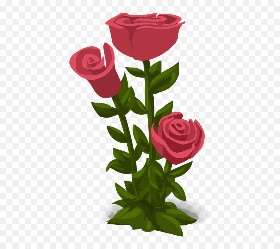 Free Bloom Flower Vectors - Rose Emoji,Roses Emoticon