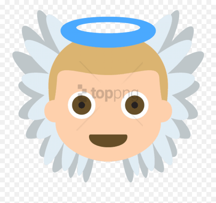 Emoji Icon Vector Png Png Image - Cara Angel Vector,Emoji Vector