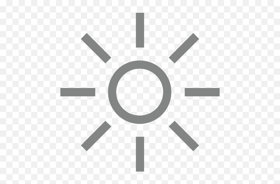 High Brightness Symbol Emoji For - Light Dark Icon Png,Apple Symbol Emoji
