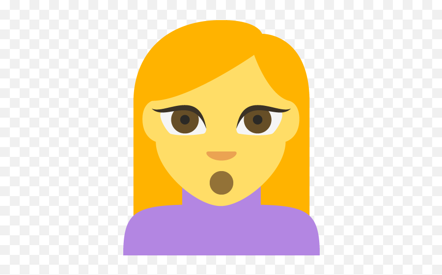 Person With Pouting Face Emoji For Facebook Email Sms - Emoji Person Frowning,Person Emoji