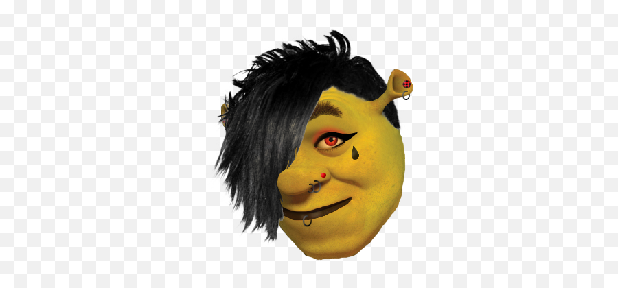 Emo Shrek Tumblr Posts - Mascot Emoji,Emo Emoji