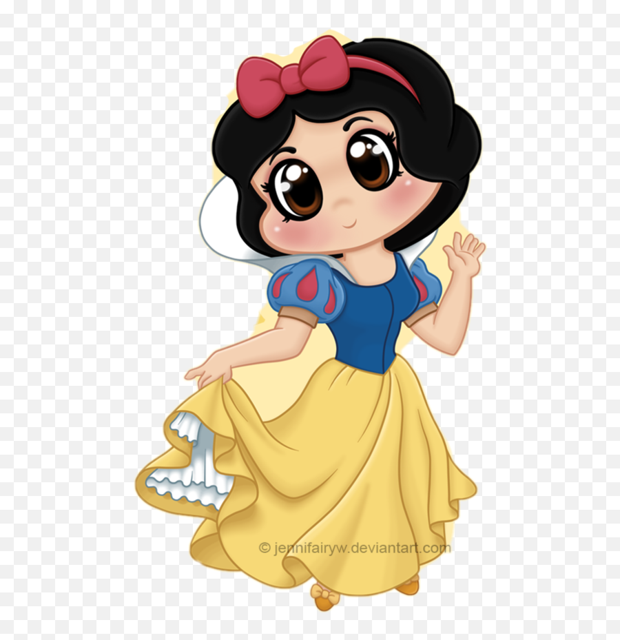 Chibi Snow - Blanca Nieves Disney Chibi Emoji,Snow White Emoji