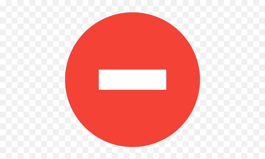 Minus Icon - Youtube Logo Round Png Emoji,Minus Emoji