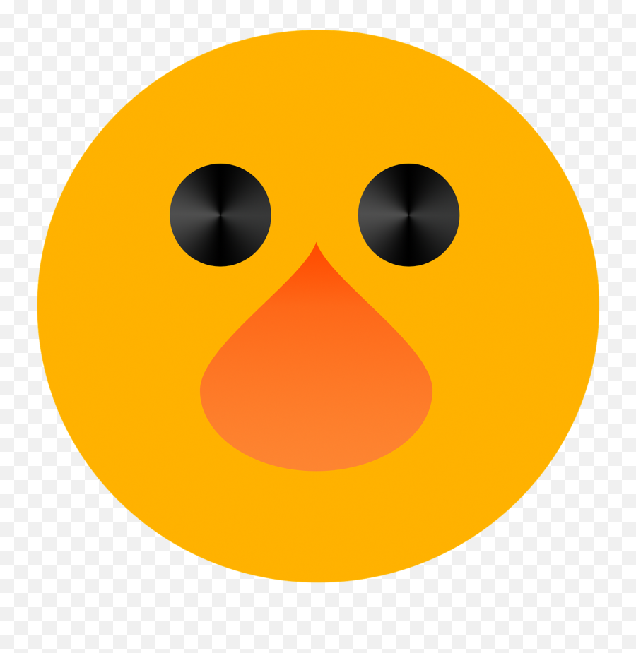 Duck Emoticon Emoji Icon Cartoon - Circle,Emoji