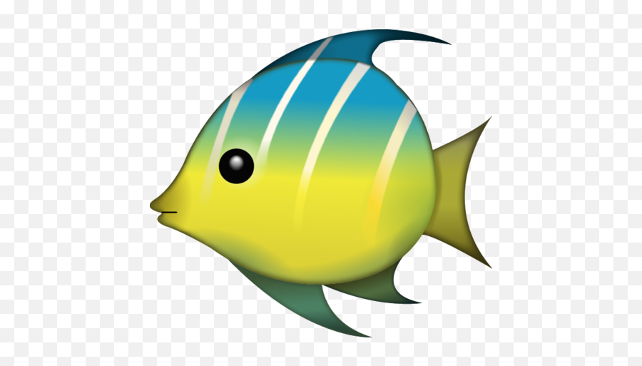 Tropical Fish Emoji - Transparent Background Fish Clipart,Fish Emoji