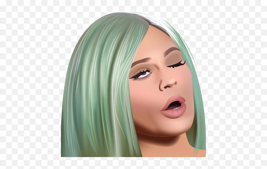 Kylie J Shared - Kylie Jenner Roll Eyes Emoji,Cutting Hair Emoji