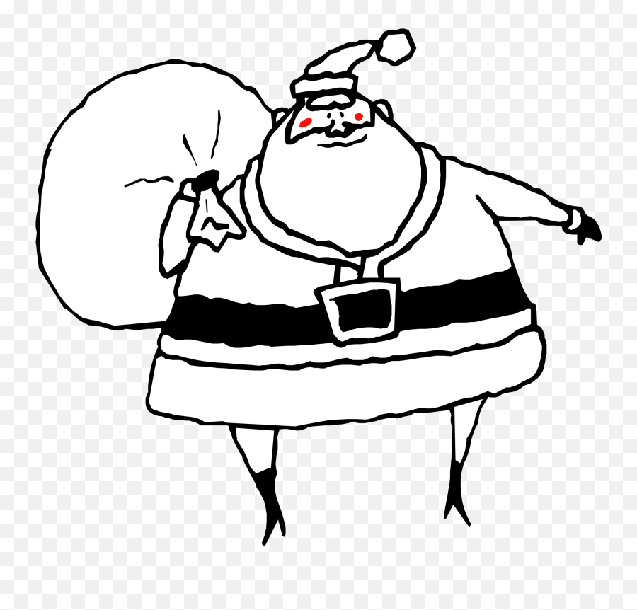 303774 Black Free Clipart - Santa Claus Gif Png Emoji,Black Santa Claus Emoji
