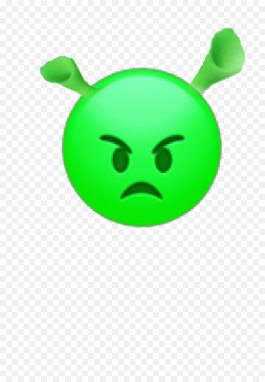 Ehe Shrek Green Emoji Shrekears Ears - Cartoon,Emoji Ears