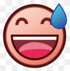 Phantom Open Emoji 1f605 - Emoji,Happy Emoji