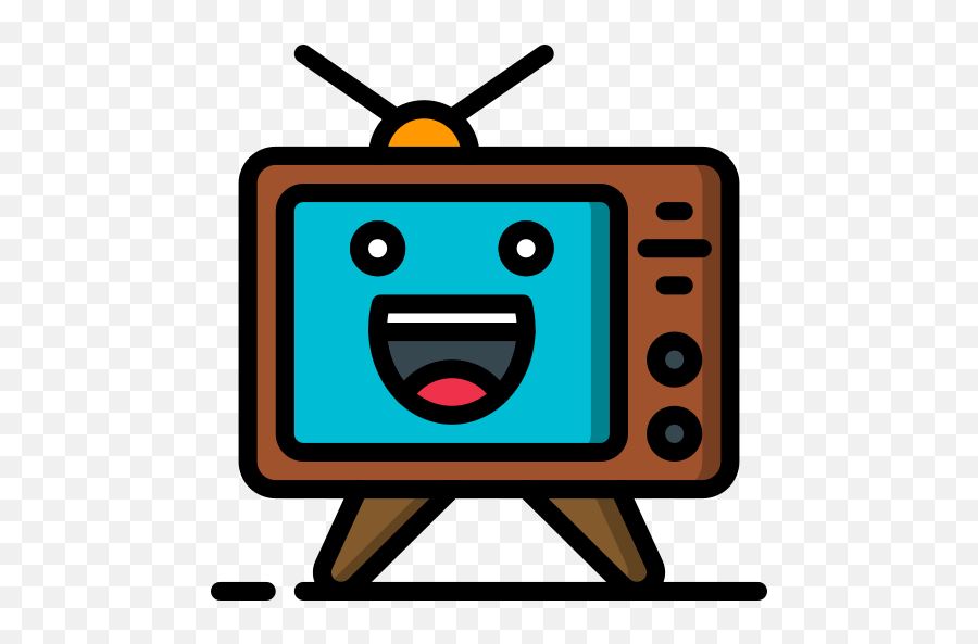 Tv - Clip Art Emoji,Tv Emoticon