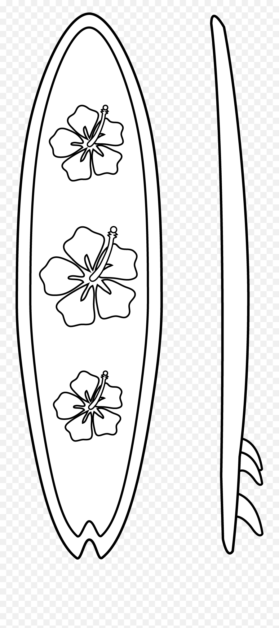 Surfboards Outline - Surf Board Line Drawing Emoji,Paddle Board Emoji