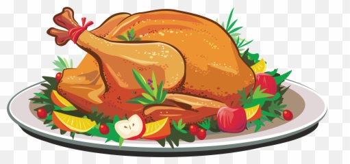 Transparent Roast Turkey Clipart - Thanksgiving Turkey Clip Art Emoji,Roast Hand Emoji