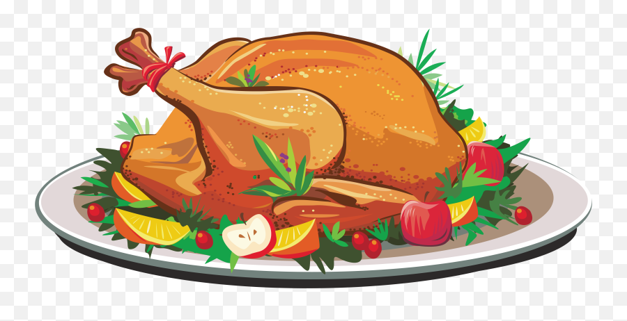 Transparent Roast Turkey Clipart - Thanksgiving Turkey Clip Art Emoji,Roast Hand Emoji