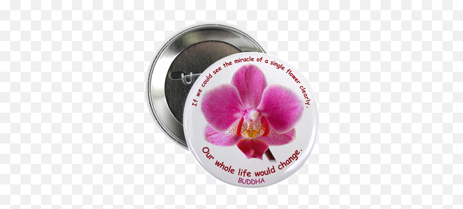 Miracle Of A Flower - Buddha Button By Scooterbaby Buddha Button Emoji,Orchid Emoji