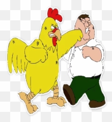 Family Guy Stickers For Telegram - Rooster Emoji