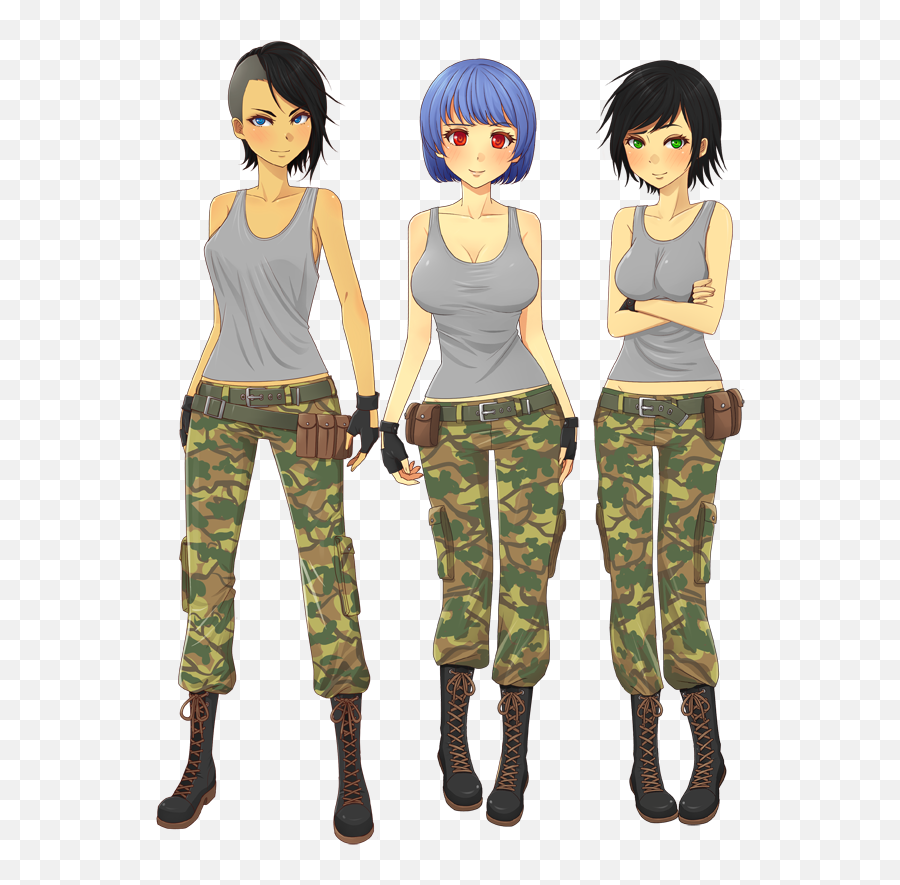 Png Military Girl Soldier U0026 Free Military Girl Soldierpng - Cartoon Emoji,Army Soldier Emoji
