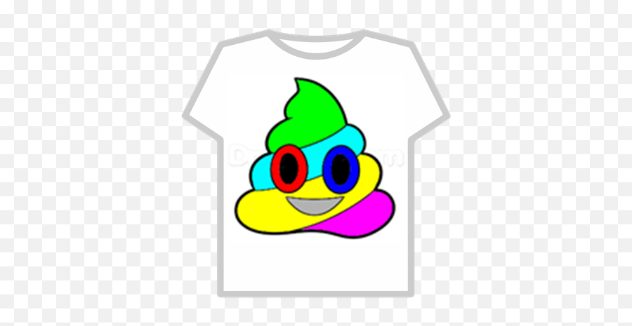 Rainbow Poop Emoji Ts - Roblox Clip Art,Emoji In Roblox