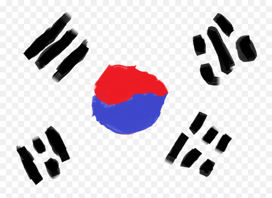 Korean Flag - Transparent Logo Korea Flag Emoji,Korean Flag Emoji