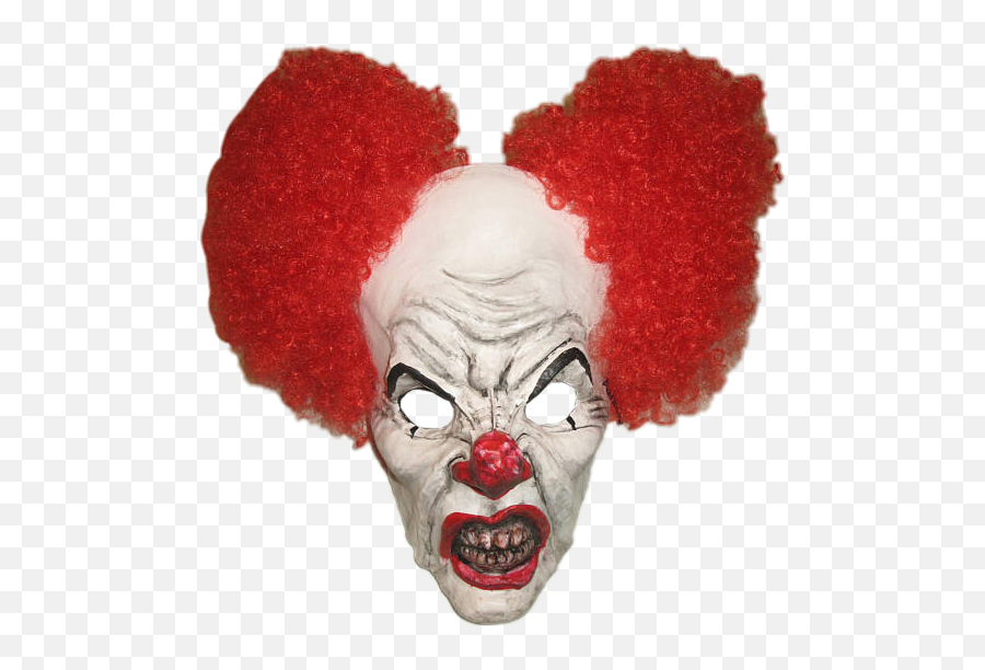 Pennywise The Dancing Clown Mask Png Official Psds - Pennywise Clown Hair Png Emoji,Pennywise Emoji
